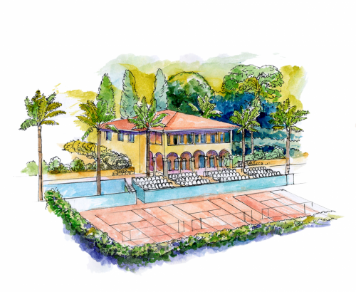 6. Tennishouse klein