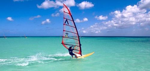 windsurfing
